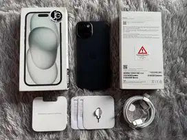 Iphone 15 128GB Black BH 97% Garansi iBox Desember 2025