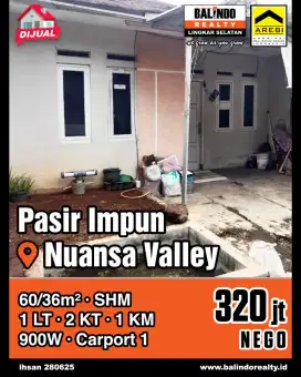 Rumah Murah Pasir Impun Harga 300 jutaan Siap Huni