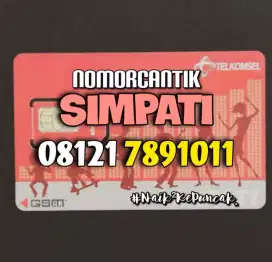 (bisa COD) Nomor Cantik Kartu TELKOMSEL SIMPATI HOKI 7891011