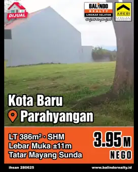 Termuraah Kavling Siap Bangun Kota Baru Parahyangan