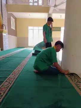 Jual Karpet Masjid Berkualitas Premium Free Pasang di Lokasi
