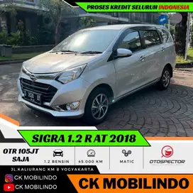 (Km45rb] Daihatsu Sigra R Matic 2018 ISTIMEWA Kredit Murah