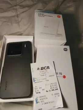 Xiaomi 15 512GB paket lengkap HP jam headset wirrles charger