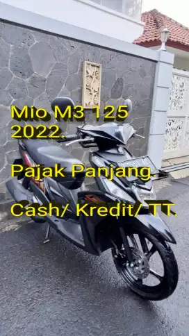 Mio M3 2022. Pajak Panjang. Standar. Mulus. Ori. BanOK. Cash/Kredit/TT