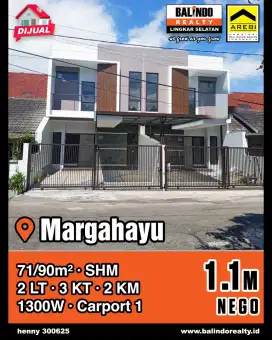 Sisa 1 Unit Rumah Baru Margahayu Raya