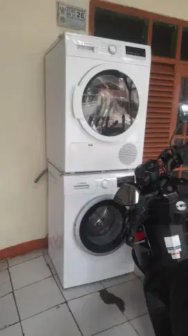Mesin cuci fronlouding dan pengering