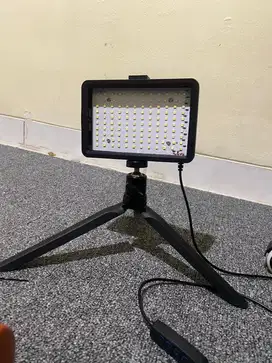 Lighting LED Video dengan Tripod — Terang Banget, Cocok Buat Konten