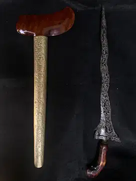 Keris sempono luk 9 segaluh istimewa udan mas sepuh tua