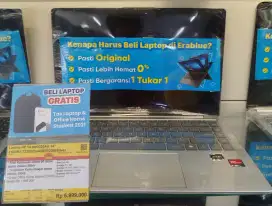 Laptop HP 2X4GB/512GB Bisa Kredit