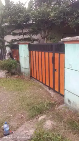 Pintu dorong GRC Minimalis