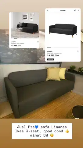 Sofa ikea linanas 3-seats