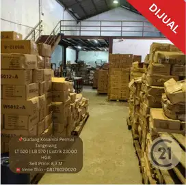 Dijual Gudang Luas Siap Pakai di Kosambi Permai, Tangerang