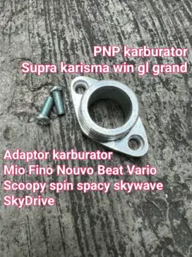 adaptor karburator Mio Fino Nouvo Beat Vario Scoopy spin spacy skywave