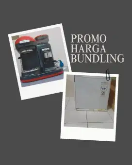 Promo Bundling Mesin kopi & Kulkas Mini