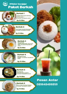 Mie Nyemek, Bakso Ikan, Bihun Goreng, Nasgor, Lalapan Siap Antar