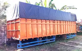 MURAH Bak besi sentral terpal tronton 6x2 Hino lohan Ranger Isuzu Giga