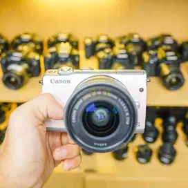 Canon M100 Kit 15-45mm No Box Mulus