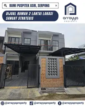 DIJUAL RUMAH BARU 2 LANTAI DI BUMI PUSPITEK ASRI 'EN666