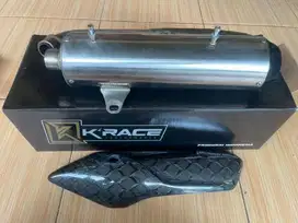 Knalpot Standar Racing K-Race Krace Aerox