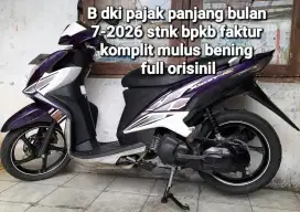 Yamaha Xeon 2013 RC 125 cw asli ungu putih B dki pajak panjang  1 thn