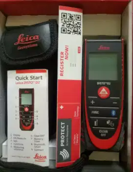 Meteran Leica D2 laser 100m bagus