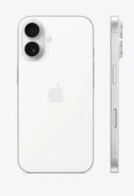 Iphone 16/256GB/White, beli 2 Juli 2025, lgs jual, salah beli series