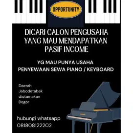 Peluang usaha penyewaan piano dan keyboard