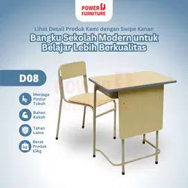 PowerD Meja Kursi Sekolah D08 - Meja sekolah | Kursi sekolah