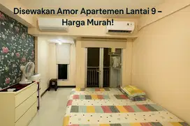 Disewakan Apartemen Amor Lantai 9 Lokasi Strategis di Pakuwon City