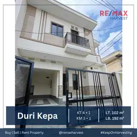 Dijual Murah Rumah Baru Hook Lebar 8 Meter Row 2 Mobil Duri Kepa