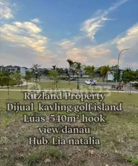 Dijual Kavling Golf Island View Danau