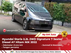 [ 7 SEATER ] Hyundai Staria 2.2L 2WD Signature AT Hitam 2022/2023