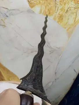 Keris Sepuh Lung Gandhu pamor Wengkon