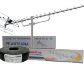 Ahli jasa pasang antena TV digital service parabola dan camera CCTV