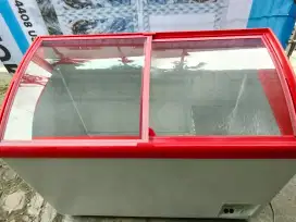 Freezer sliding glass maspion 300 liter ORI segel normal