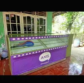 Jual 2 unit etalase konter
