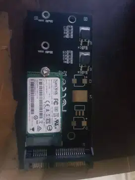 SSD m2.sata 16GB + converter sata biasa