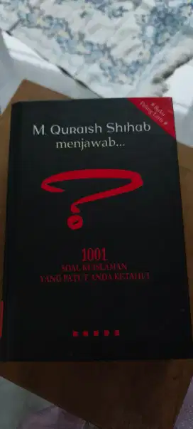 Preloved Original Hard Cover Buku M. Quraish Shihab Menjawab