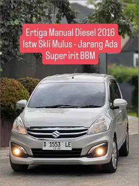 Ertiga Diesel Manual GX 2016 pk an 2017 bandung murah km low