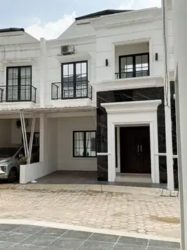 Rumah moderen classic 2 lantai tak perlu pake dp 0%