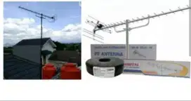 Ahli jasa pasang antena TV digital service parabola dan camera CCTV