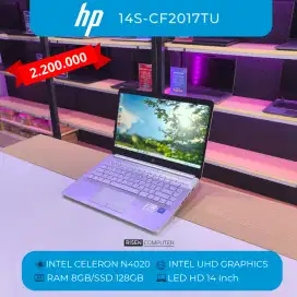 Laptop HP 14S CF2017TU Intel Celeron N4020 RAM 8GB SSD 128GB HD 14inch