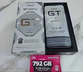 Infinix GT 30 Pro pemakaian 2hari 8/256 silver