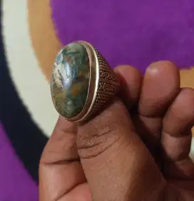 Sepasang Batu Cincin Pirus Aceh dan Panca Warna Murmer aja