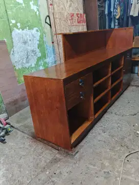 Meja kasir jati belanda