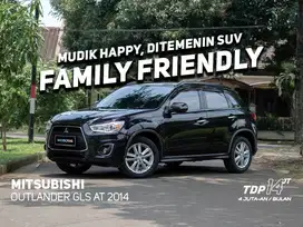 FREE E-TOLL 1 JT OUTLANDER GLS 2.0 AT 2014 HITAM