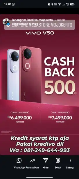 PROMO VIVO V50 12/256 & 12/512gb