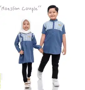 Baju couple muslim anak