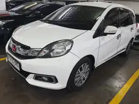 Honda Mobilio E Prestige 2015 A/T Putih Low KM Bagus Mulus Tdp 9Jt