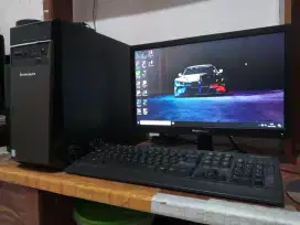Pc gaming lenovo (intel core i5 gen6 + ram 8gb ddr4 + monitor 19inch)